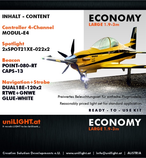 [SET-ECO-L] Economy Serie Set LARGE (1.9m-3m)