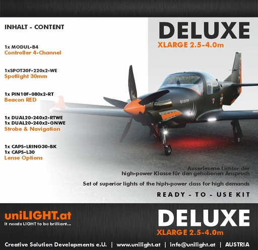 [SET-DLX-XL] Set for Deluxe Series XLARGE(2.5m-4m)