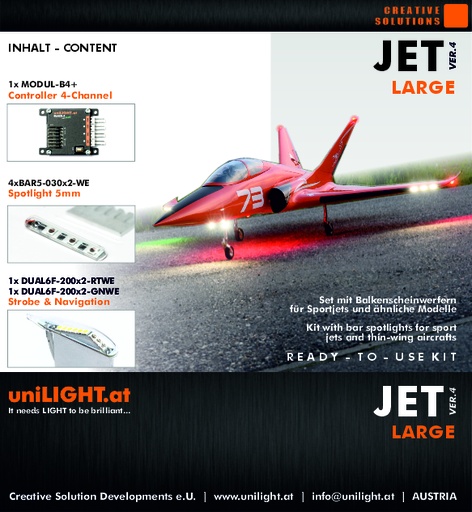 [SET-JET-L4] Set für Sport-Jets LARGE(1.8m-3m) Gen.4