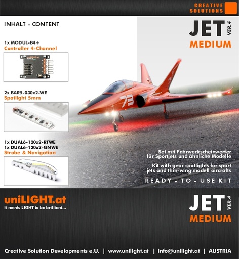 [SET-JET-M4] Set for Sport-Jets MEDIUM(1.5m-2.2m) Gen.4