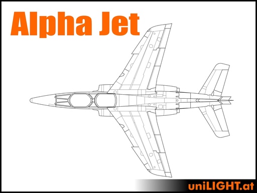 [BND-AlphaJet-5-ENT] Alpha Jet (1:5, 2.5m, ENTRY)