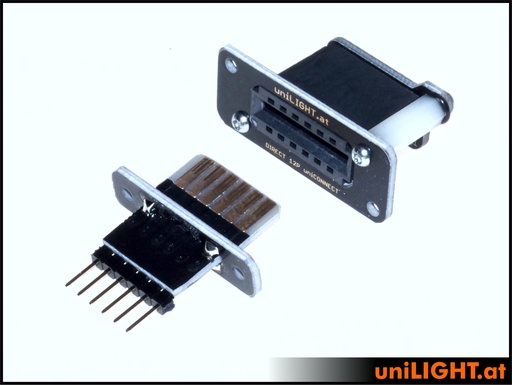 HEADER connector, 6P contacts