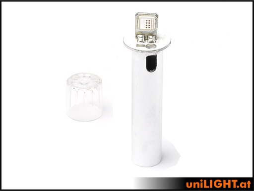 [PIN15VF-120x2-GN] 15mm VERTIKAL Blitzlicht , 12Wx2, T-Fuse