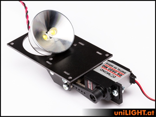 [FLIP35HVF-100x2-WE] 35mm Dropout Spotlight, 10Wx2, T-FUSE, HV